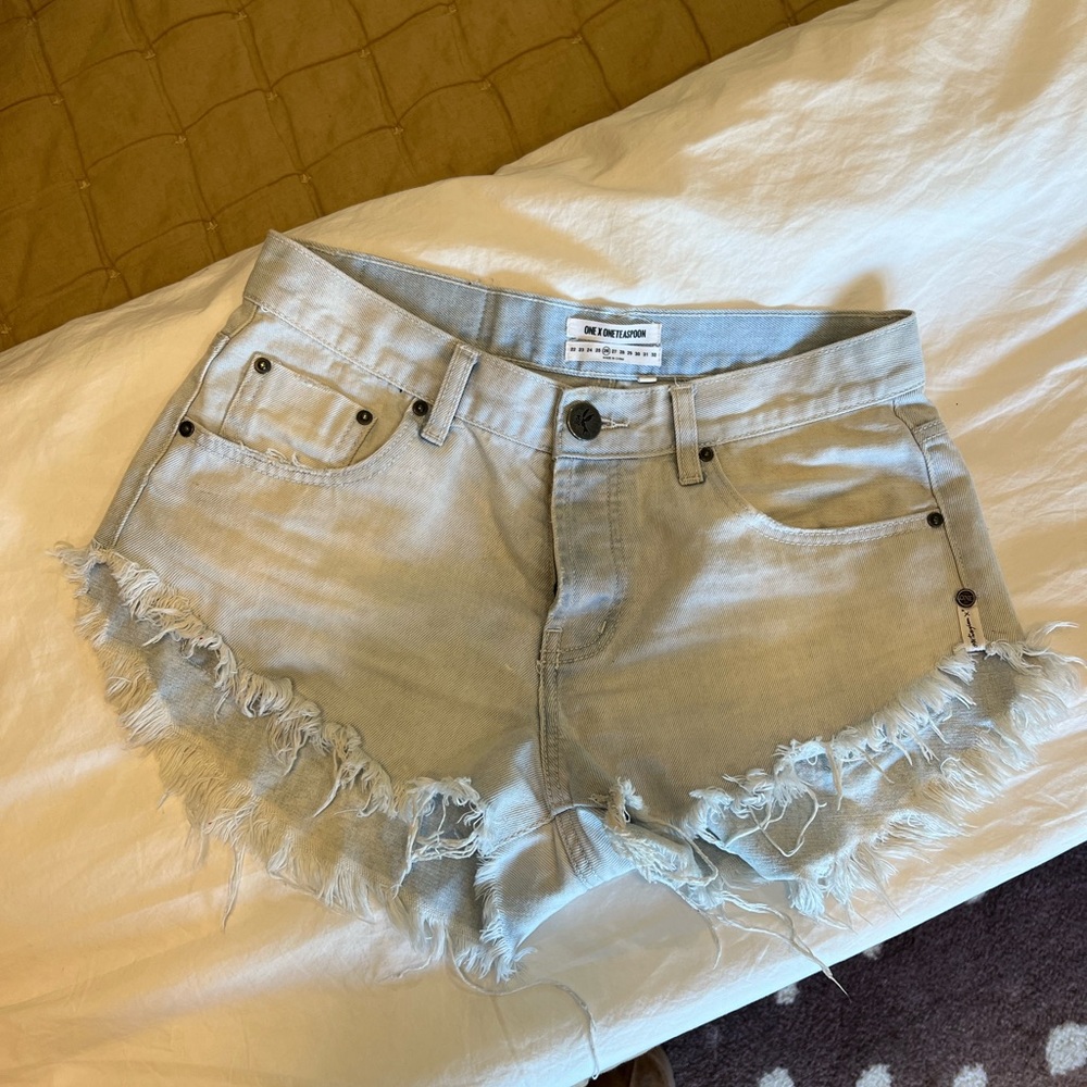 One Teaspoon size 26 denim short